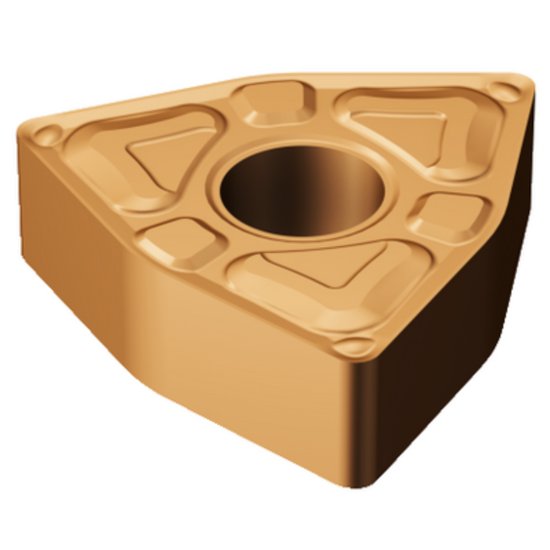 Picture of WNMG 332-XF GC15 Sandvik WNMG060408-XF GC15 Trigon Negative Carbide 0.0310 0.79mm Radius Finishing, Semi Finishing