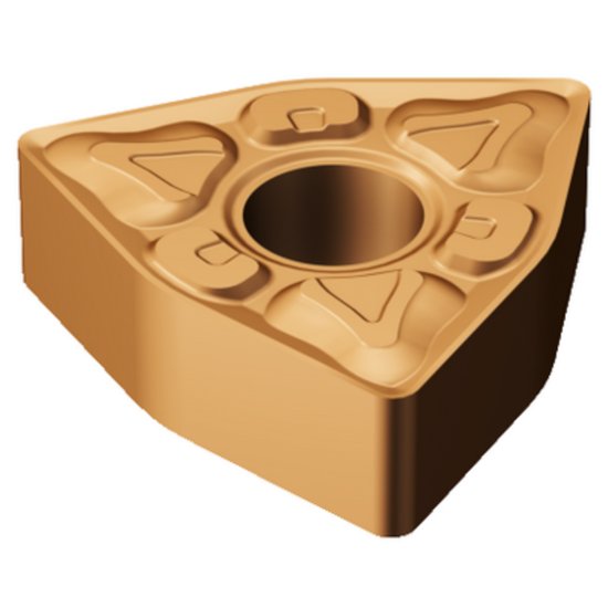Picture of WNMG 333-XM GC15 Sandvik WNMG060412-XM GC15 Trigon Negative Carbide 0.0470 1.19mm Radius Medium, Semi Finishing
