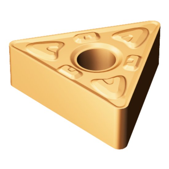Picture of TNMG 332-XMR GC15 Sandvik TNMG 160408-XMR GC15 Triangle Negative Carbide 0.0310 0.79mm Radius Roughing, Medium