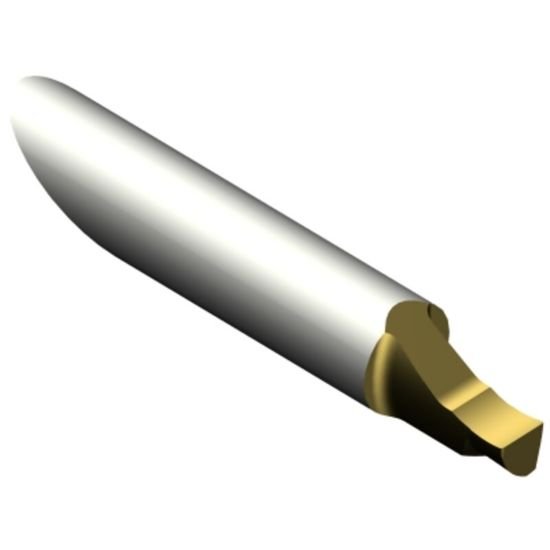 Picture of CXS-08F400-8010AL 1025 Sandvik 6365871 Solid Tool 0.1570 3.99mm Wide 0.0040 0.10mm Radius