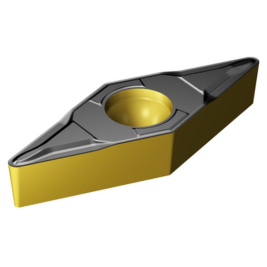 Picture of VCMT 221-PF 4325 Sandvik VCMT 110304-PF 4325 35.0° Positive Carbide 0.0160 0.41mm Radius Finishing, Semi Finishing