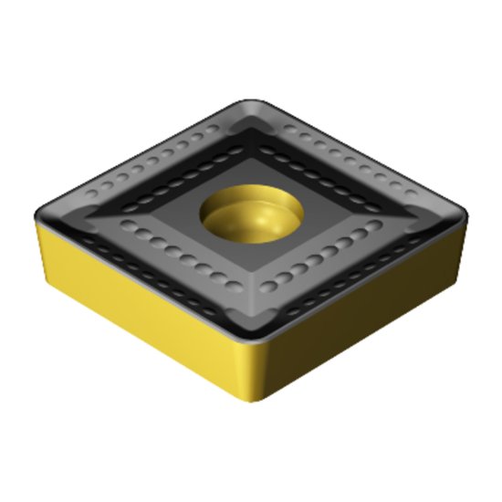 Picture of SCMT 38 09 32-XM 4325 Sandvik SCMT 38 09 32-XM 4325 Square Positive Carbide 0.1250 3.18mm Radius Finishing, Semi Finishing