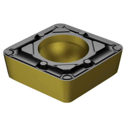 Picture of CCMT 3(2.5)1-WF 4315 Sandvik CCMT09T304 WF 4315 80.0° Positive Carbide 0.0160 0.41mm Radius Finishing, Semi Finishing