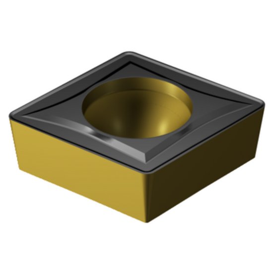 Picture of CCMT 3(2.5)2-UR 4315 Sandvik CCMT09T308 UR 4315 80.0° Positive Carbide 0.0310 0.79mm Radius Roughing, Semi Finishing