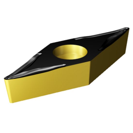 Picture of VBMT 331-UM 4315 Sandvik VBMT 160404-UM 4315 35.0° Positive Carbide 0.0160 0.41mm Radius Medium, Semi Finishing