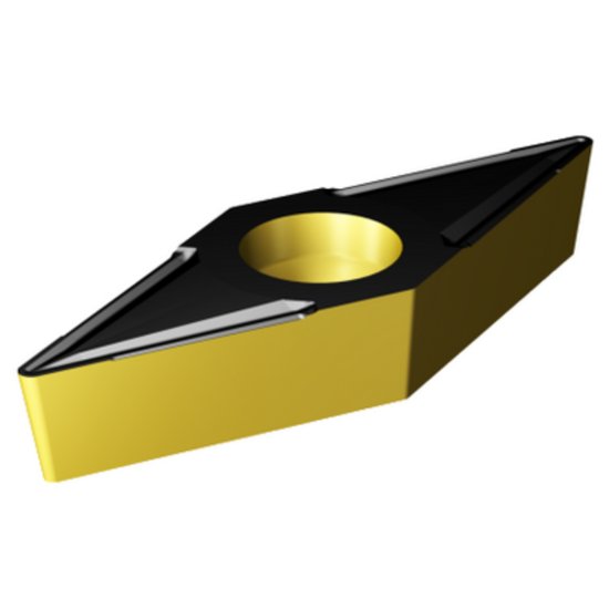 Picture of VBMT 332-UR 4315 Sandvik VBMT 160408-UR 4315 35.0° Positive Carbide 0.0310 0.79mm Radius Roughing, Medium