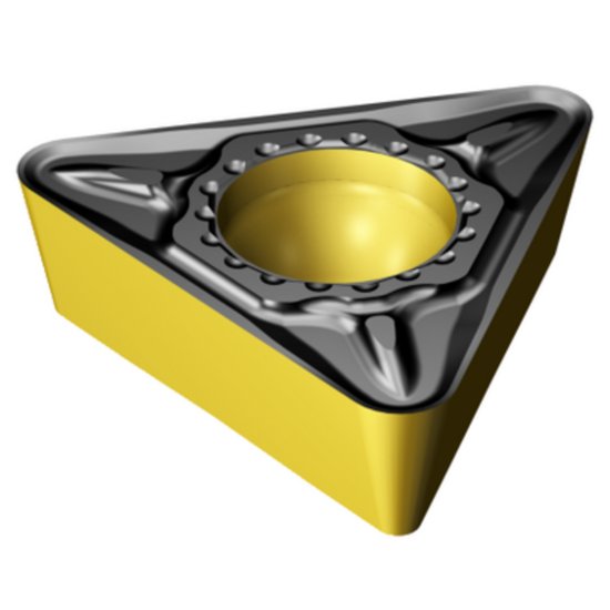 Picture of TPMT 221-PM 4315 Sandvik TPMT 110304-PM 4315 Triangle Positive Carbide 0.0160 0.41mm Radius Finishing, Semi Finishing