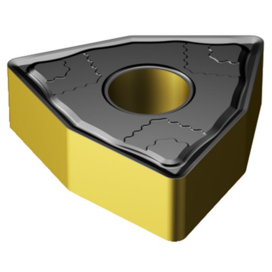 Picture of WNMG 431-PMC 4315 Sandvik WNMG080404-PMC 4315 Trigon Negative Carbide 0.0160 0.41mm Radius Medium, Semi Finishing