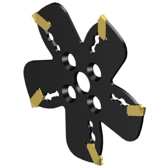 Picture of Sandvik AQD-E-076X10-M, CoroMill QD Indexable Grooving and Parting Off Cutter, 3.0" Cutting Diameter