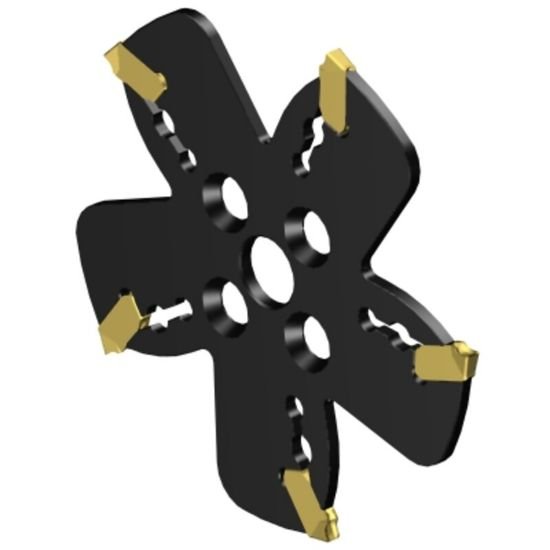 Picture of Sandvik AQD-FC076X10-M, CoroMill QD Indexable Grooving and Parting Off Cutter, 3.0" Cutting Diameter