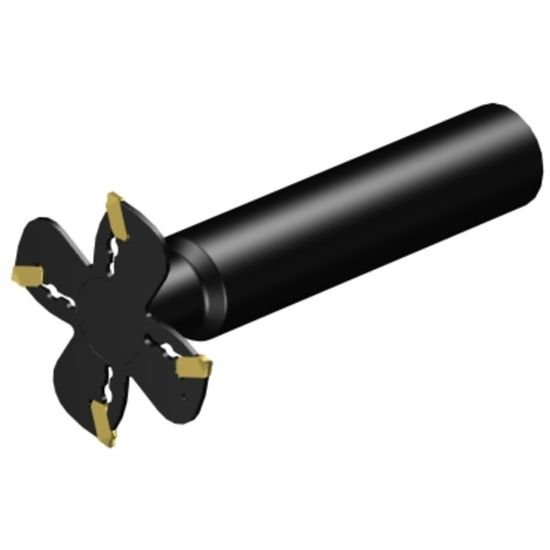 Picture of Sandvik AQD-E-063O25-M, CoroMill QD Indexable Grooving and Parting Off Cutter, 2.48" Cutting Diameter