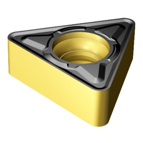 Picture of TNMU 333-KM 3210 Sandvik TNMU 160412-KM 3210 Triangle Negative Carbide 0.0470 1.19mm Radius Medium, Semi Finishing
