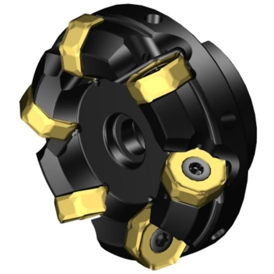 Picture of Sandvik 745-080Q27-21M Face Mill Great For Heavy Roughing Utalizing 14 Corner Insert For Cost Effective Roughing. 42.0°, Face Mill