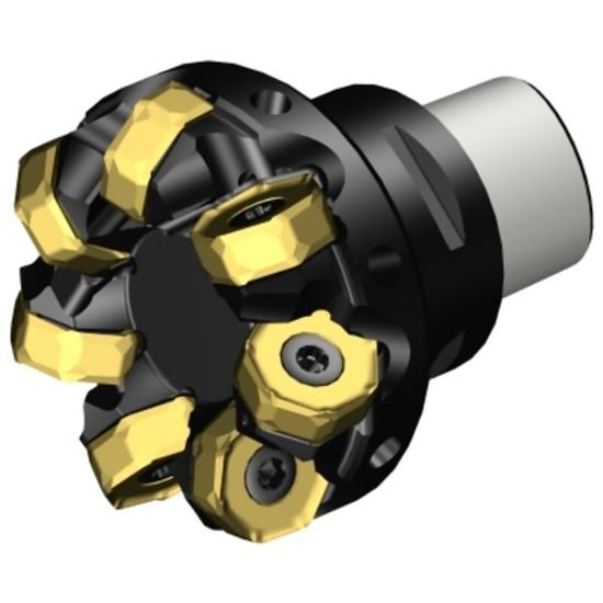 Picture of Sandvik 745-063C5-21H Face Mill Great For Heavy Roughing Utalizing 14 Corner Insert For Cost Effective Roughing. 42.0°, Face Mill