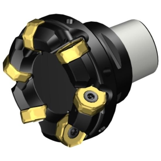 Picture of Sandvik 745-080C6-21M Face Mill Great For Heavy Roughing Utalizing 14 Corner Insert For Cost Effective Roughing. 42.0°, Face Mill