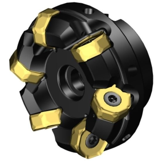 Picture of Sandvik A745-076R25-21M Face Mill Great For Heavy Roughing Utalizing 14 Corner Insert For Cost Effective Roughing. 42.0°, Face Mill