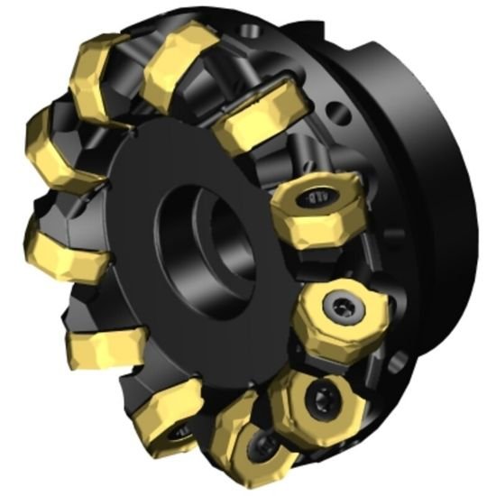 Picture of Sandvik A745-102R38-21H Face Mill Great For Heavy Roughing Utalizing 14 Corner Insert For Cost Effective Roughing. 42.0°, Face Mill