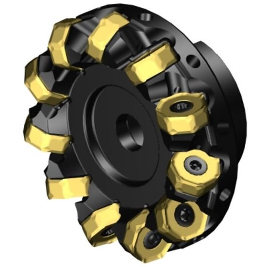 Picture of Sandvik A745-100J31-21H Face Mill Great For Heavy Roughing Utalizing 14 Corner Insert For Cost Effective Roughing. 42.0°, Face Mill