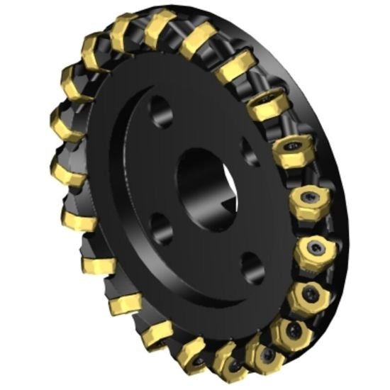 Picture of Sandvik A745-200J47-21H Face Mill Great For Heavy Roughing Utalizing 14 Corner Insert For Cost Effective Roughing. 42.0°, Face Mill