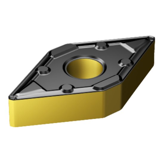 Picture of DNMX 332-WF 4305 Sandvik DNMX110408 WF 4305 55.0° Negative Carbide 0.0310 0.79mm Radius Finishing, Semi Finishing