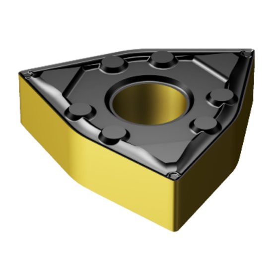 Picture of WNMG 432-WF 4305 Sandvik WNMG080408-WF 4305 Trigon Negative Carbide 0.0310 0.79mm Radius Finishing, Semi Finishing