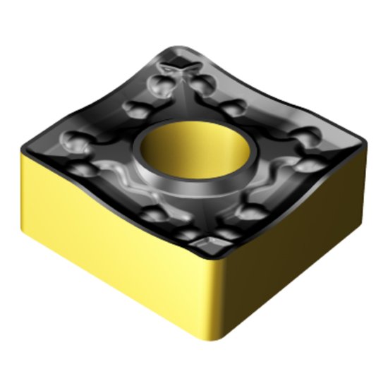 Picture of CNMM 544-PR 4305 Sandvik CNMM160616 PR 4305 80.0° Negative Carbide 0.0620 1.57mm Radius Roughing, Medium