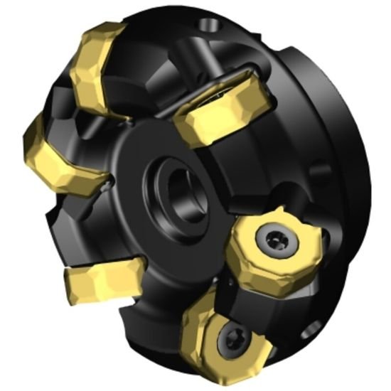 Picture of Sandvik A745-076R25-21MD Face Mill Great For Heavy Roughing Utalizing 14 Corner Insert For Cost Effective Roughing. 42.0°, Face Mill