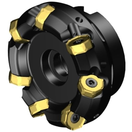 Picture of Sandvik A745-102R38-21MD Face Mill Great For Heavy Roughing Utalizing 14 Corner Insert For Cost Effective Roughing. 42.0°, Face Mill