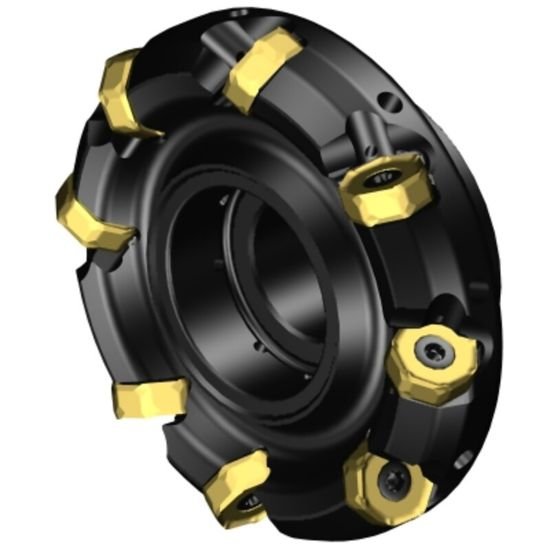 Picture of Sandvik A745-127R38-21MD Face Mill Great For Heavy Roughing Utalizing 14 Corner Insert For Cost Effective Roughing. 42.0°, Face Mill