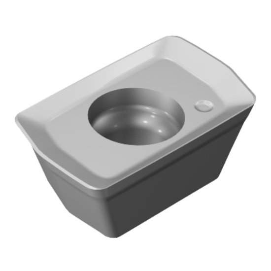 Picture of Sandvik 390R-070208E-PL 1130 CoroMill® 390, Carbide Insert for Milling, AlTiCrN Coating Insert