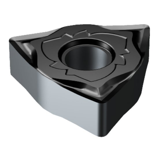 Picture of WNGG 43(.50)-SGF 1105 Sandvik WNGG 1204003-SGF 1105 Trigon Negative Carbide 0.0080 0.20mm Radius Finishing, Semi Finishing