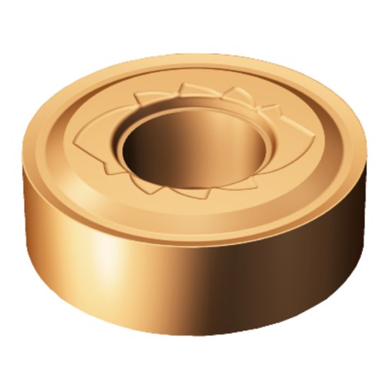 Picture of RNMG 64-SM 1115 Sandvik RNMG 190600-SM 1115 Round Negative Carbide 0.3750 9.53mm Radius Roughing, Medium