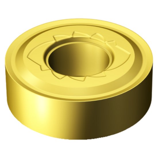 Picture of RNMG 64-SM S05F Sandvik RNMG 190600-SM S05F Round Negative Carbide 0.3750 9.53mm Radius Roughing, Medium