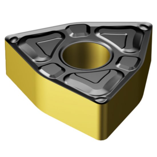 Picture of WNMG 331-XF 4325 Sandvik WNMG060404-XF 4325 Trigon Negative Carbide 0.0160 0.41mm Radius Finishing, Semi Finishing