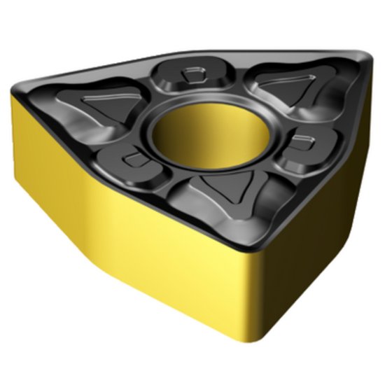 Picture of WNMG 432-XM 4315 Sandvik WNMG080408-XM 4315 Trigon Negative Carbide 0.0310 0.79mm Radius Medium, Semi Finishing