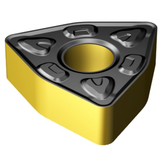 Picture of WNMG 433-XMR 4315 Sandvik WNMG080412-XMR 4315 Trigon Negative Carbide 0.0470 1.19mm Radius Roughing, Medium