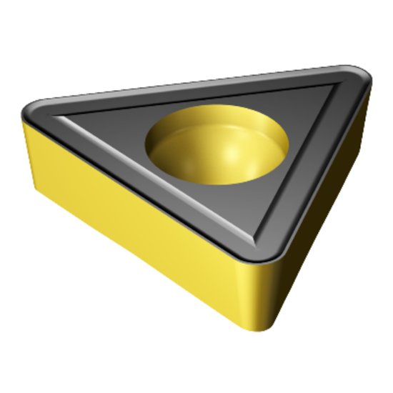 Picture of TCMT 2(1.5)2-UR 3210 Sandvik TCMT 110304.52-UR 3210 Triangle Positive Carbide 0.0310 0.79mm Radius Roughing, Medium