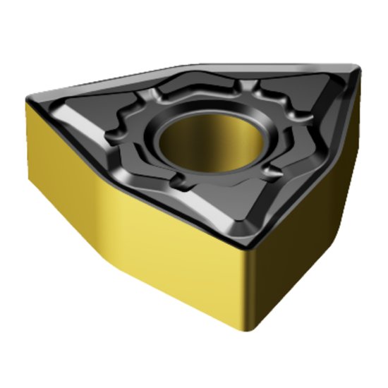 Picture of WNMG 332-KF 3210 Sandvik WNMG060408-KF 3210 Trigon Negative Carbide 0.0310 0.79mm Radius Finishing, Semi Finishing