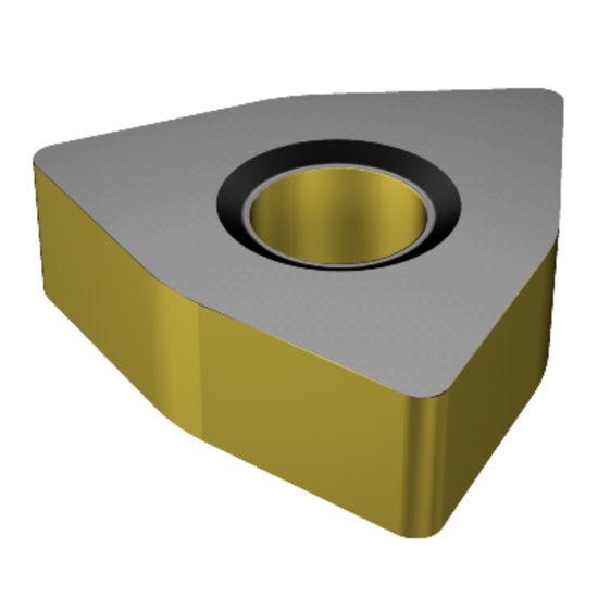 Picture of WNMA 1204004-KR 3225 Sandvik WNMA 1204004-KR 3225 Trigon Negative Carbide 0.0620 1.57mm Radius Medium, Semi Finishing