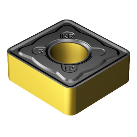 Picture of SNMG 856-KR 3225 Sandvik SNMG 250724-KR 3225 Square Negative Carbide 0.0940 2.39mm Radius Roughing, Medium
