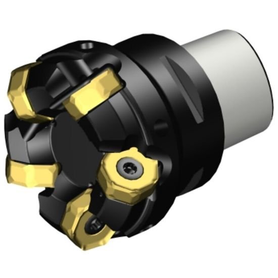 Picture of Sandvik 745-063C6-21M Face Mill Great For Heavy Roughing Utalizing 14 Corner Insert For Cost Effective Roughing. 42.0°, Face Mill