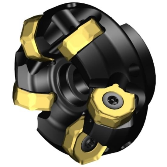 Picture of Sandvik A745-063R25-21MD Face Mill Great For Heavy Roughing Utalizing 14 Corner Insert For Cost Effective Roughing. 42.0°, Face Mill