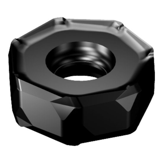 Picture of Sandvik 745R-2109E-M50 K20D CoroMill 745, Carbide Insert for Milling, TiCN + Al2O3 Coating Insert