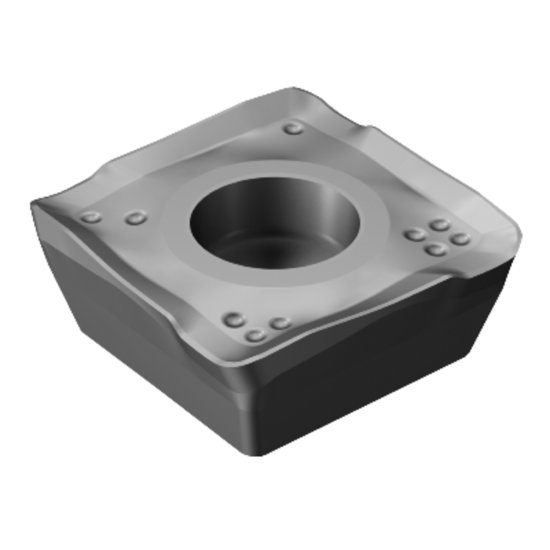 Picture of Sandvik 490R-08T308M-PL 1130 CoroMill 490 Insert; 90 degree shoulder Milling