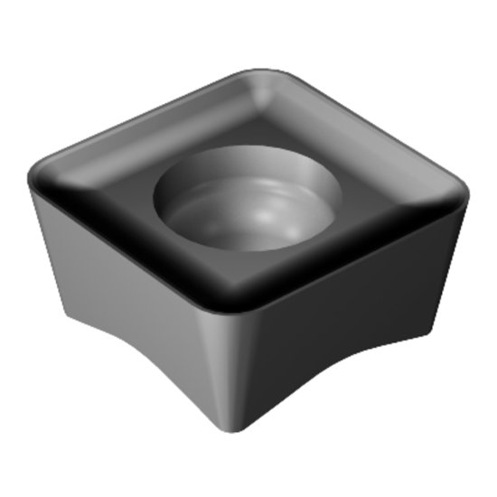 Picture of Sandvik 415N-07 03 10M-M30 S30T CoroMill 415, Carbide Insert for Milling, TiAlN2 Coating Insert