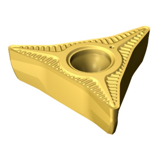Picture of CP-A1108-L5W 2025 Sandvik CP A1108 L5W 2025 Triangle Positive Carbide 0.0310 0.79mm Radius Finishing, Semi Finishing