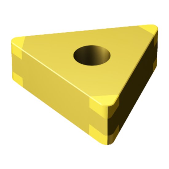 Picture of TNGA331S0525H 7115 Sandvik TNGA160404S0525H 7115 Triangle Negative CBN 0.0160 0.41mm Radius Roughing, Medium