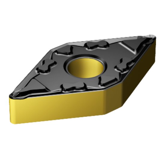 Picture of DNMG 432-MF 2220 Sandvik DNMG150408 MF 2220 55.0° Negative Carbide 0.0310 0.79mm Radius Finishing, Semi Finishing