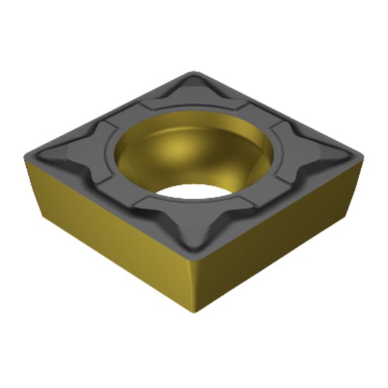 Picture of SCMT 3(2.5)1-MF 2220 Sandvik SCMT 09T304-MF 2220 Square Positive Carbide 0.0160 0.41mm Radius Finishing, Semi Finishing