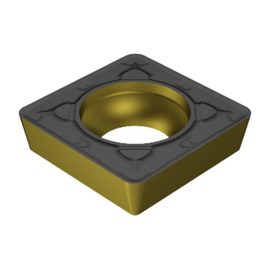 Picture of SCMT 3(2.5)2-MR 2220 Sandvik SCMT 09T308-MR 2220 Square Positive Carbide 0.0310 0.79mm Radius Roughing, Medium